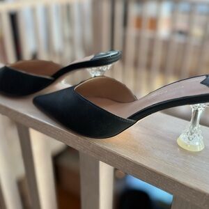 3 pair of Women’s black heels. Tony Bianco, Sam Edelman and Alex Marie.